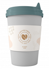 Gray Coffee Cup